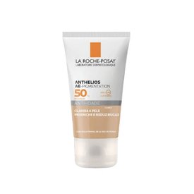 PROTETOR SOLAR FACIAL LA ROCHE-POSAY ANTHELIOS AE-PIGMENTATION ANTI IDADE PELE CLARA FPS 50 40G