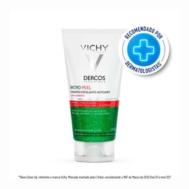 SHAMPOO ANTICASPA VICHY DERCOS MICRO PEEL ESFOLIANTE OLEOSIDADE 150ML