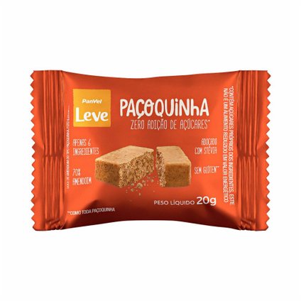 PAÇOCA PANVEL LEVE ZERO AÇÚCAR 20G