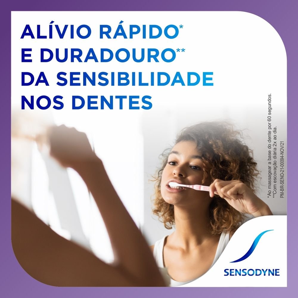 PACK CREME DENTAL SENSODYNE RÁPIDO ALÍVIO 90G - LEVE 3 PAGUE 2