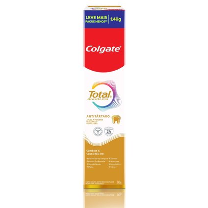 CREME DENTAL COLGATE TOTAL ANTI TÁRTARO 140G