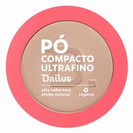 PÓ COMPACTO DAILUS ULTRAFINO VEGANO D.2 CLARO