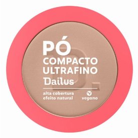 PÓ COMPACTO DAILUS ULTRAFINO VEGANO D.3 CLARO