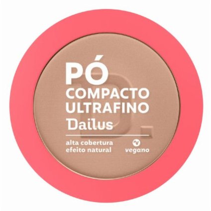 PÓ COMPACTO DAILUS ULTRAFINO VEGANO D.4 CLARO