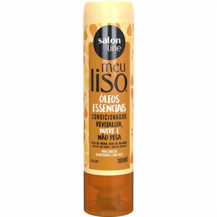 CONDICIONADOR SALON LINE MEU LISO ÓLEOS ESSENCIAIS 300ML