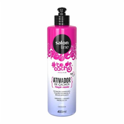 ATIVADOR SALON LINE #TODECACHO FIXAÇÃO MÁXIMA 3 ABC 400ML
