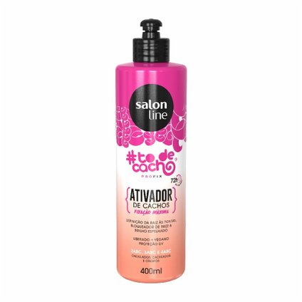 ATIVADOR SALON LINE #TODECACHO FIXAÇÃO MÁXIMA 234 ABC 400ML