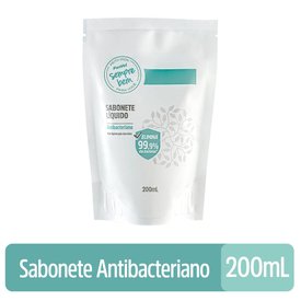 SABONETE LÍQUIDO ANTIBACTERIANO PANVEL SEMPRE BEM REFIL 200ML