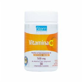 VITAMINA C STEM 500MG COM 30 COMPRIMIDOS REVESTIDOS