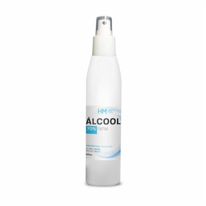 ÁLCOOL ETÍLICO 70% HM 240ML