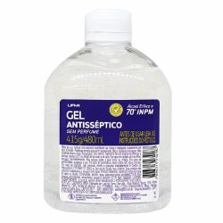 Gel Antisséptico Para Mãos Lifar Sem Perfume 415g
