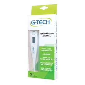 TERMÔMETRO CLÍNICO DIGITAL G-TECH THGT1027B BRANCO