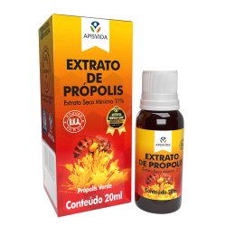 Extrato De Própolis Verde Apis Vida 20ml
