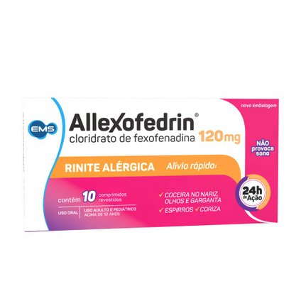 ALLEXOFEDRIN 120MG 10 COMPRIMIDOS REVESTIDOS
