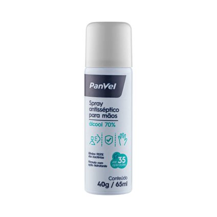 SPRAY ANTISSÉPTICO PARA MÃOS PANVEL 65ML