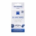 LENÇO UMEDECIDO ZEISS PARA LIMPEZA DE LENTES, ÓCULOS E CÂMERAS 30 UNIDADES