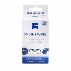 Lenço Umedecido Zeiss Para Limpeza De Lentes, Óculos E Câmeras 30 Unidades