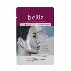 MÁSCARA FACIAL BELLIZ PRATA ANTIOXIDANTE 10G
