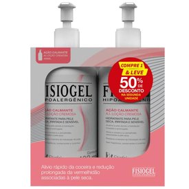 KIT LOÇÃO CREMOSA AI FISIOGEL 400ML 2 UNIDADES 2º COM 50% DESCONTO