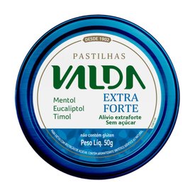 PASTILHAS VALDA EXTRA FORTE 50G