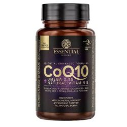 Coq10 + Ômega 3 Essential Nutrition 60 Cápsulas