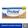 KIT SABONETE BARRA PROTEX ANTIBACTERIANO AVEIA LMPM 6UN 85G