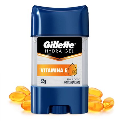 DESODORANTE ANTITRANSPIRANTE GILLETTE HYDRA GEL VITAMINA E 82G