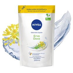 Sabonete Liquido Nivea Erva Doce Refil 200 Ml