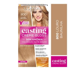 Tintura Sem Amônia Casting Creme Gloss De L'oréal Paris 800 Louro Baunilha