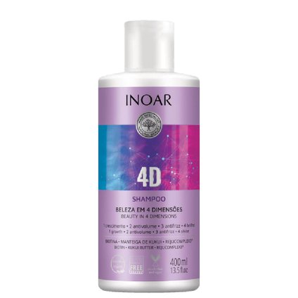 SHAMPOO INOAR 4D 400ML