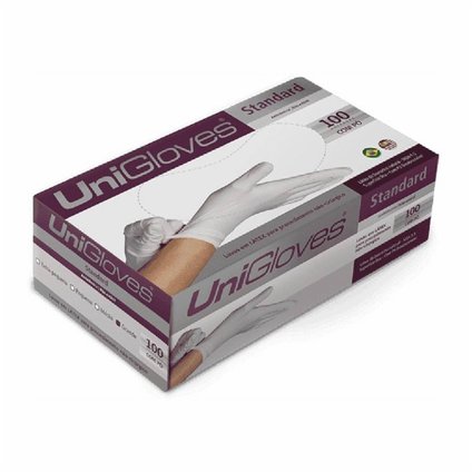 LUVAS DE PROCEDIMENTO UNIGLOVES G COM PÓ 100 UNIDADES