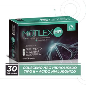 COLÁGENO NÃO HIDROLISADO + ÁCIDO HIALURÔNICO MOTILEX HA COM 30 CÁPSULAS APSEN
