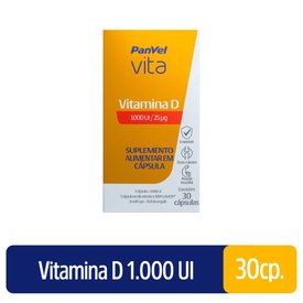 VITAMINA D 1.000 UI PANVEL VITA 30 CÁPSULAS