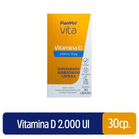 VITAMINA D 2.000 UI PANVEL VITA 30 CÁPSULAS