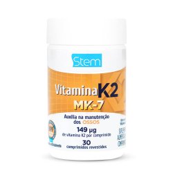 Vitamina K2 Stem 149mcg Com 30 Comprimidos Revestidos