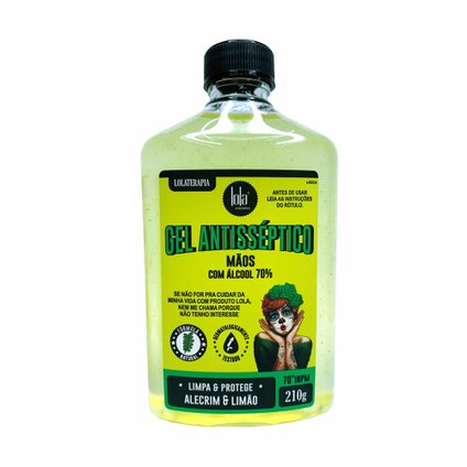 GEL ANTISSEPTICO ALECRIM E LIMAO 210ML LOLA