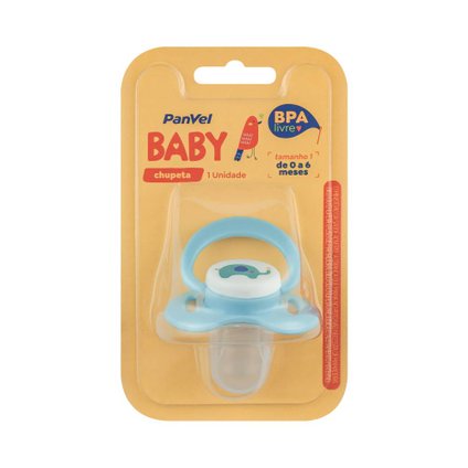 CHUPETA PANVEL BABY  AZUL 0 A 6 MESES 1 UNIDADE