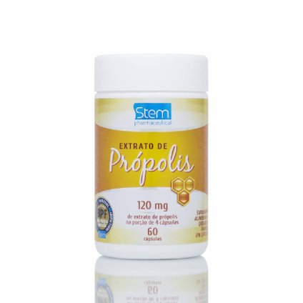 EXTRATO DE PRÓPOLIS VERDE STEM 60 CÁPSULAS