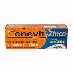 Cenevit Zinco 1g 10 Comprimidos