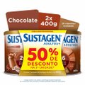 KIT COMPLEMENTO ALIMENTAR SUSTAGEN ADULTOS+ SABOR CHOCOLATE LATA 2X400G