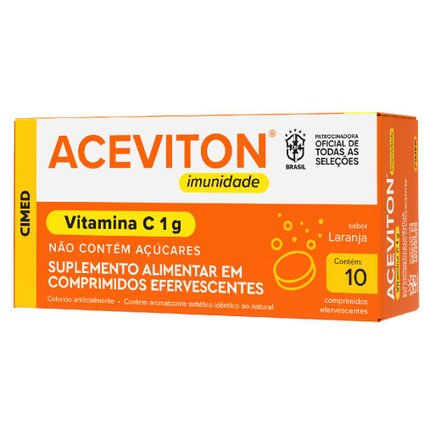 ACEVITON VITAMINA C 1G 10 COMPRIMIDOS EFERVESCENTE