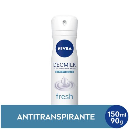 DESODORANTE ANTITRANSPIRANTE AEROSOL NIVEA DEOMILK FRESH 150ML