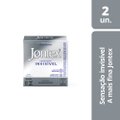 PRESERVATIVO JONTEX SENSAÇÃO INVISIVEL COM 2 UNIDADES