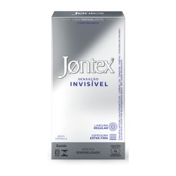 Preservativo Jontex Sensação Invisivel Com 4 Unidades