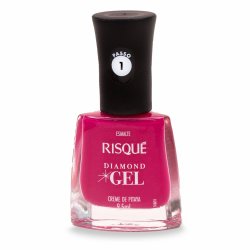 Esmalte Risqué Diamond Gel Creme De Pitaya Rosa Cremoso 9,5ml