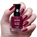 ESMALTE RISQUÉ DIAMOND GEL VINHO BORDÔ CREMOSO 9,5ML