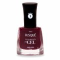 ESMALTE RISQUÉ DIAMOND GEL AMORA NEGRA CREMOSO 9,5ML