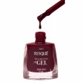 ESMALTE RISQUÉ DIAMOND GEL AMORA NEGRA CREMOSO 9,5ML