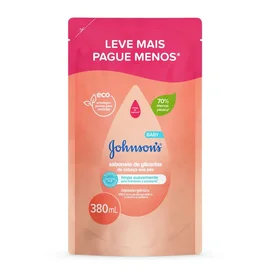 SABONETE LÍQUIDO DE GLICERINA JOHNSON'S BABY CABEÇA AOS PÉS 380ML - REFIL