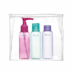 Kit Viagem Ricca 3 Frascos Coloridos 100ml